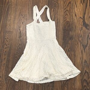 Abercrombie Kids Ivory Lace Dress